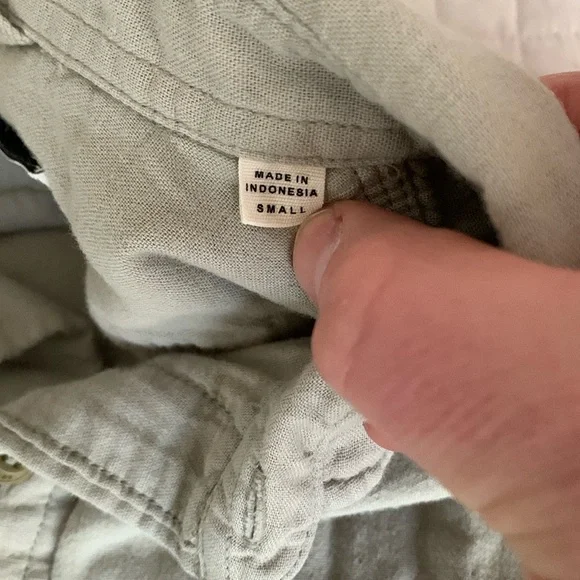 Buck Mason Double Weave Shirt, Small - Picture 3 of 9